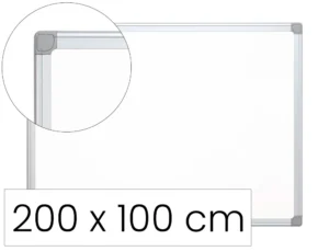 Tableau Blanc Magnétique 200 x 100 cm