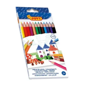 JOVI 12 CRAYONS DE COULEUR