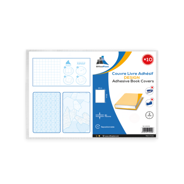 Feuilles Couvre Livre Adhésif Design