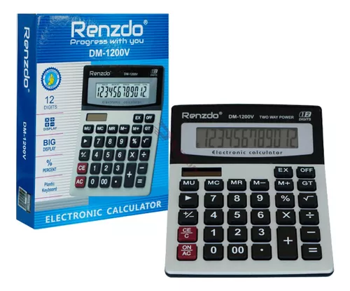 Calculatrice électronique de bureau RENZDO DM-1200V