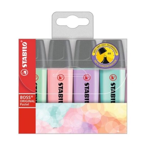 4 FLIO STABILO BOSS PASTEL