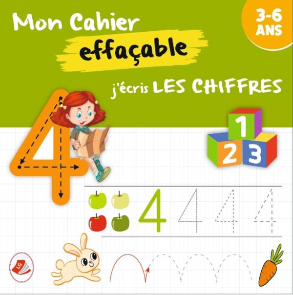 Mon cahier effaçable -les chiffres